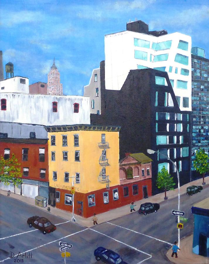 New York Moment Painting by Diane Arlitt