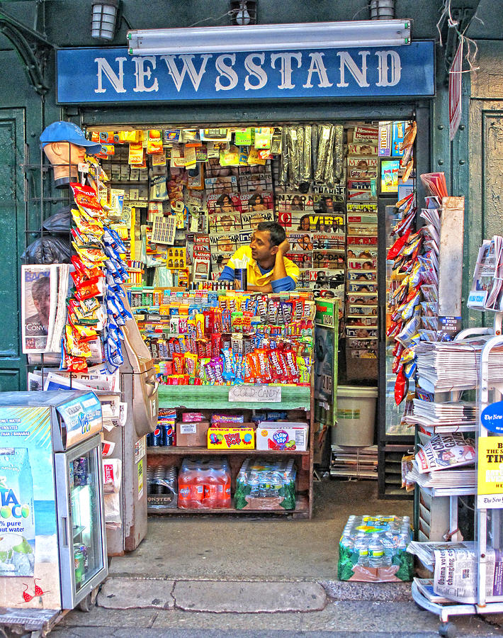 New York Newsstand Photograph by Dave Mills