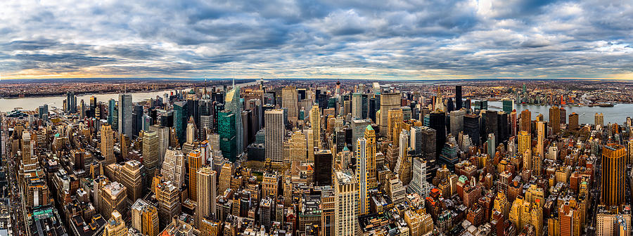 New York Panorama Photograph by Mihai Andritoiu