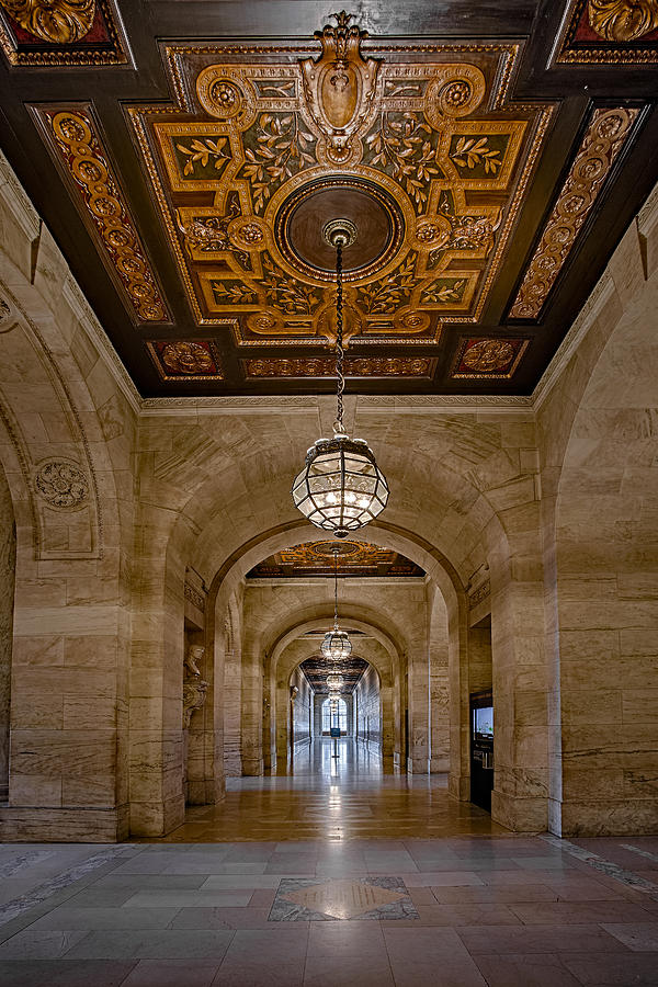 New York Public Library Corridor Photograph by Susan Candelario