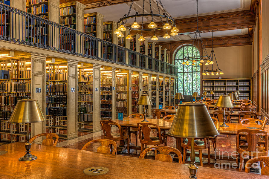 New York Public Library Genealogy Room I Photograph by Clarence Holmes