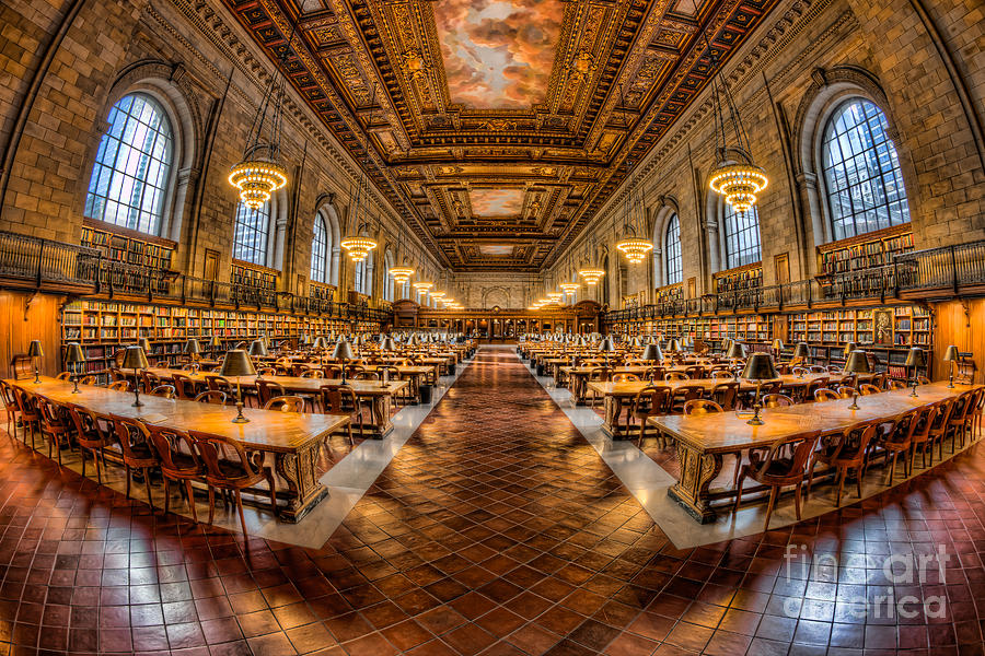 New York Public Library Main Reading Room VII Photograph by Clarence Holmes