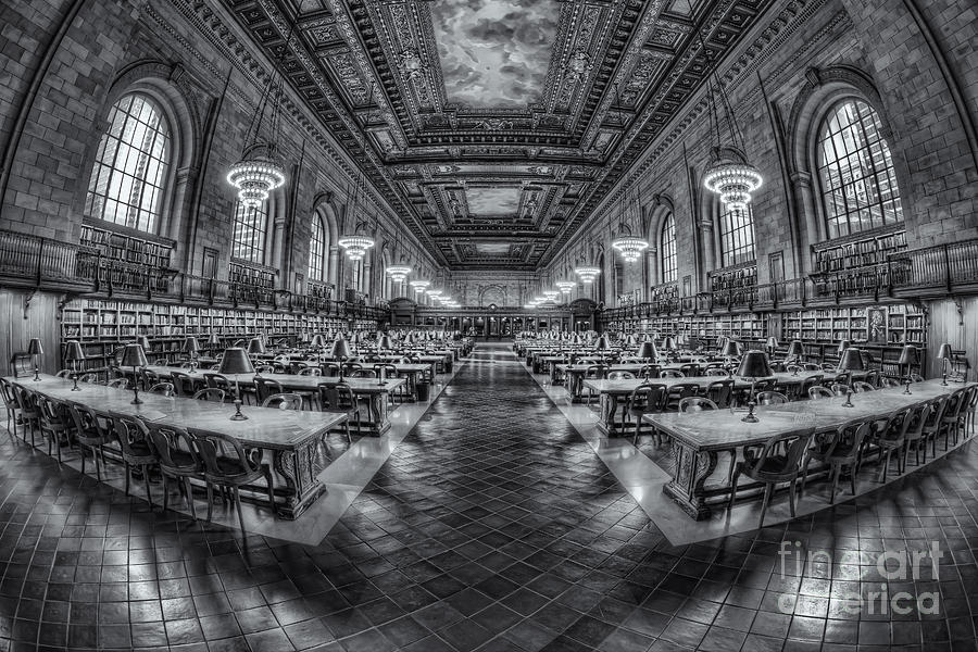 New York Public Library Main Reading Room VIII Photograph by Clarence Holmes