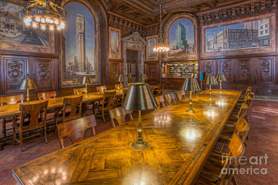 New York Public Library Periodicals Room I Photograph by Clarence Holmes