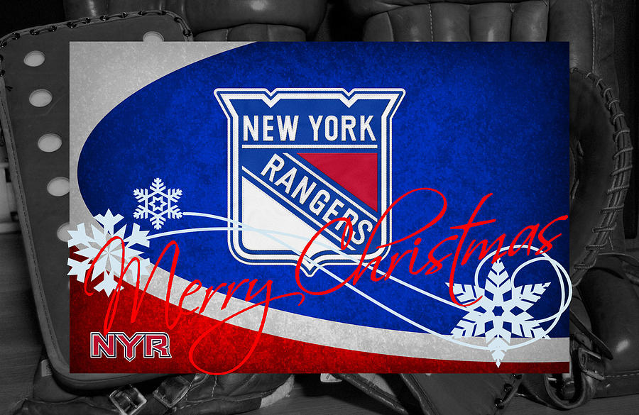 New York Rangers Greeting Card by Joe Hamilton