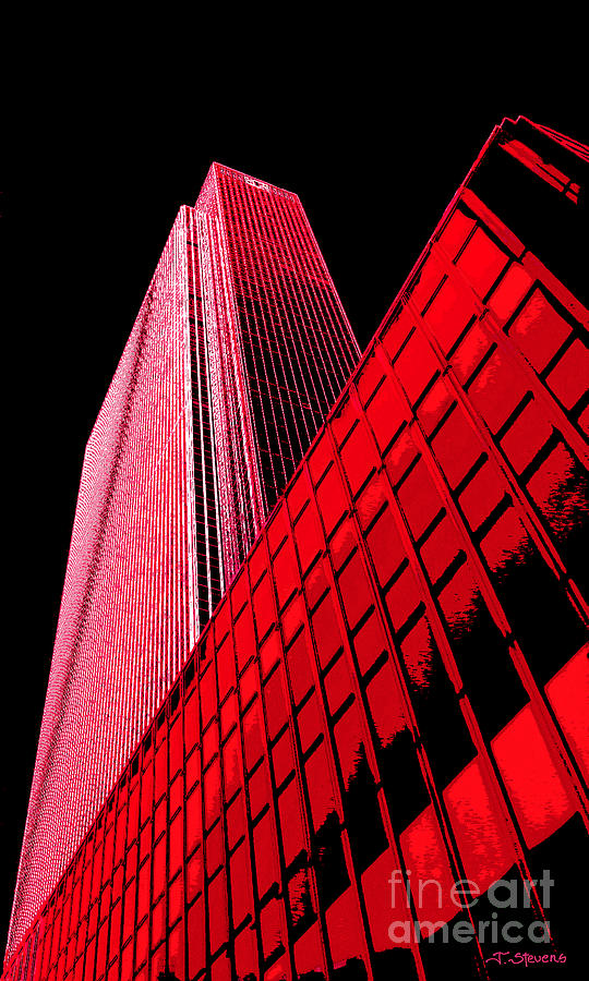New York Red Photograph by Joseph J Stevens
