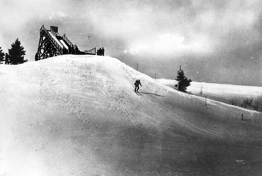 New York Ski Jump, C1905 Photograph by Granger | Fine Art America