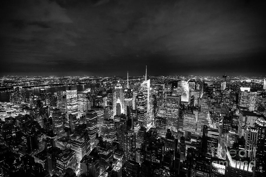 New York Skyline 3bw Photograph by Matt Malloy