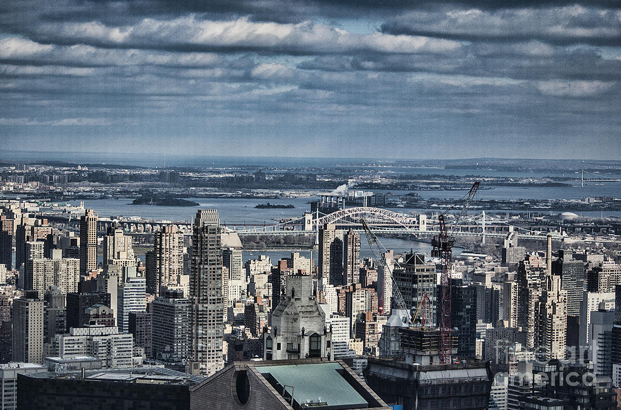 New York Skyline 5 Photograph by Steve Purnell