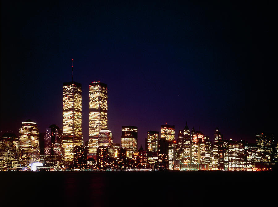 New York Skyline By Night. Photograph by James Stevenson/science Photo Library
