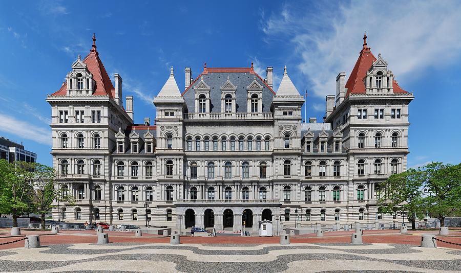 New York State Capitol Digital Art by Georgia Clare