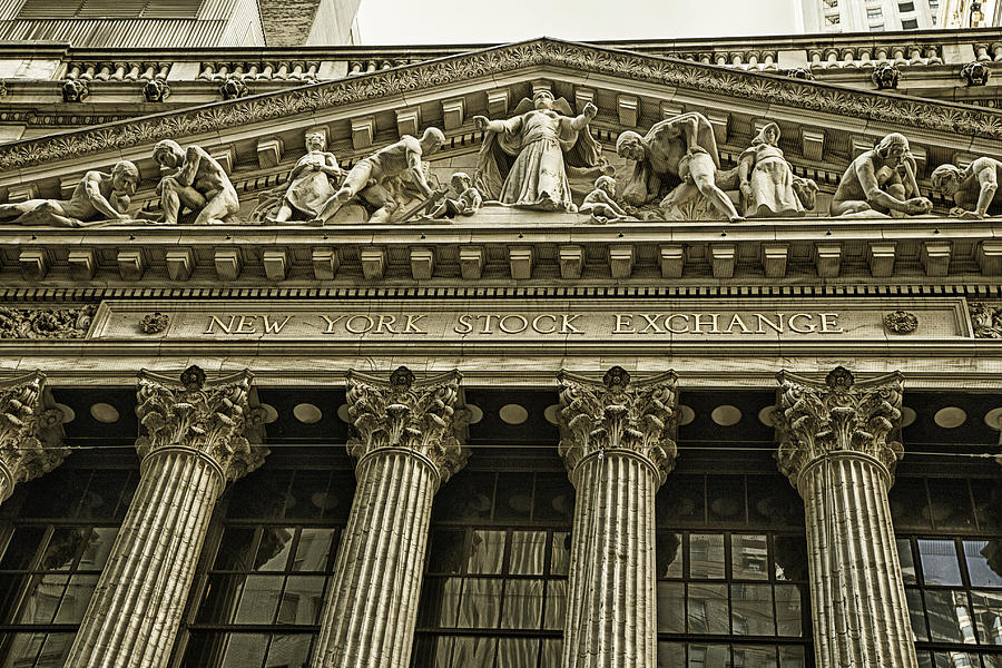 Architecture Photograph - New York Stock Exchange by Garry Gay