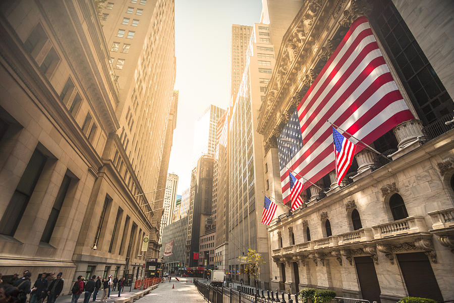 New York stock exchange, Wall Street, USA Photograph by Pgiam