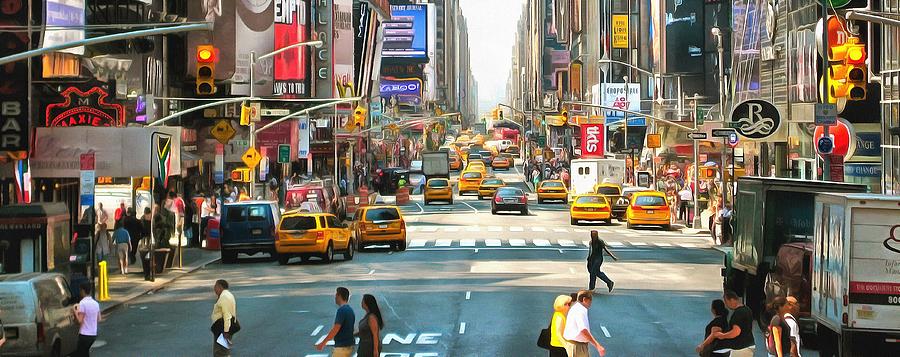 New York streets Photograph by Mick Flynn