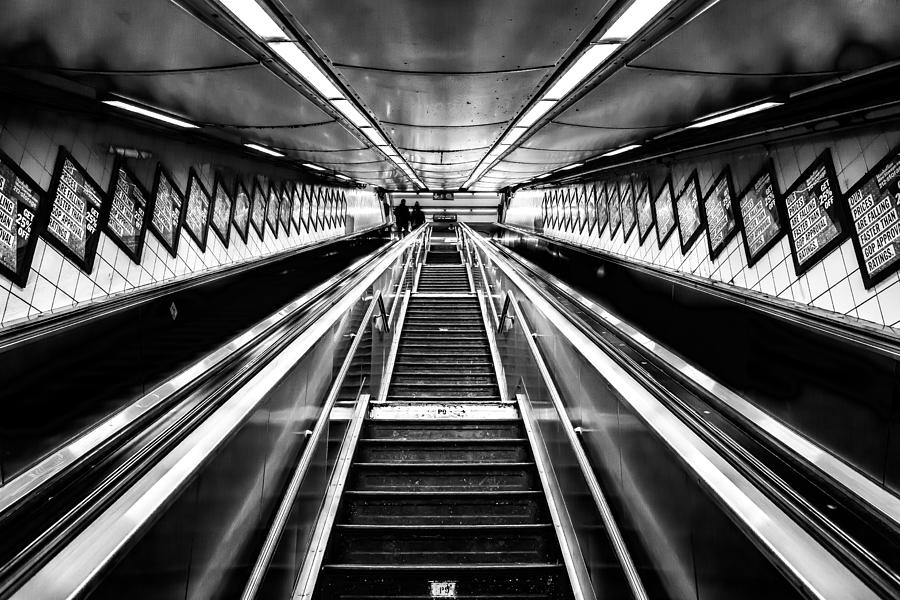 New York Subway Stairs Photograph By William Carson Jr 