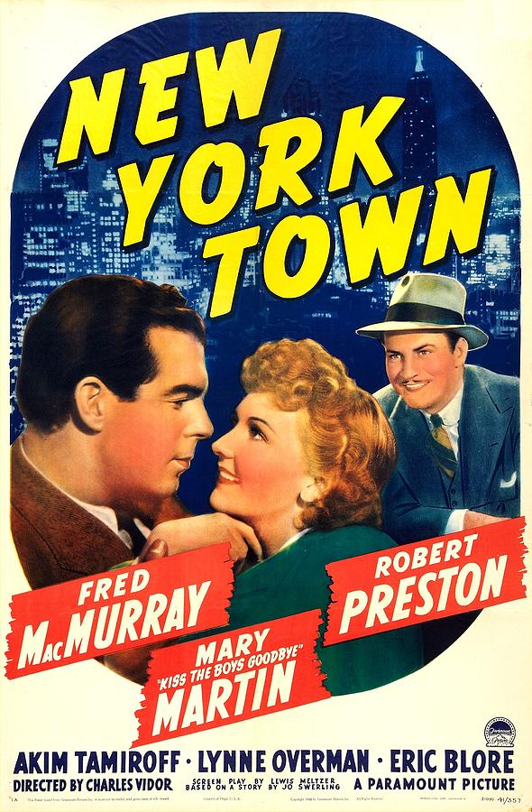 New York Town, Us Poster, From Left Photograph by Everett