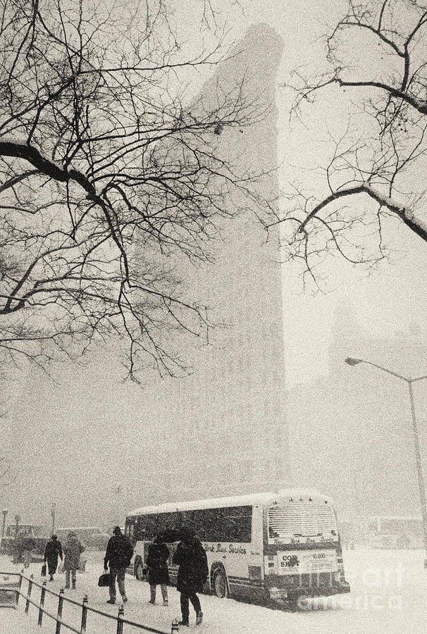 Vintage Photograph - New York Tribute to Stieglitz by Carlos Sanchez