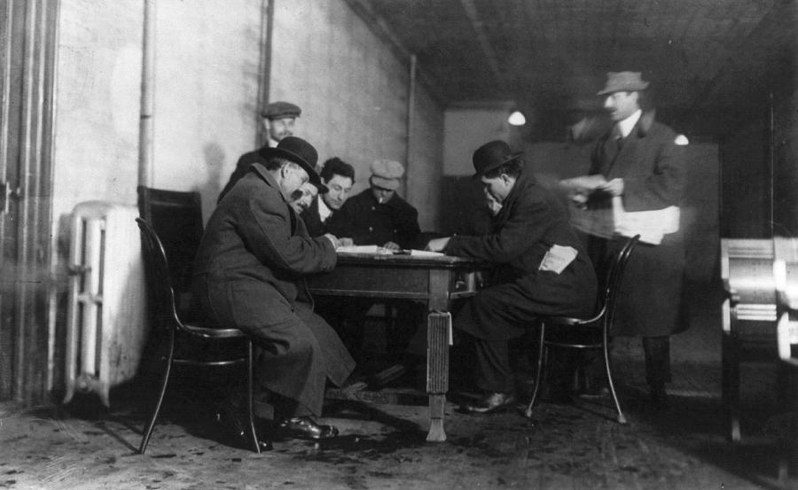 New York Unemployment Photograph by Granger