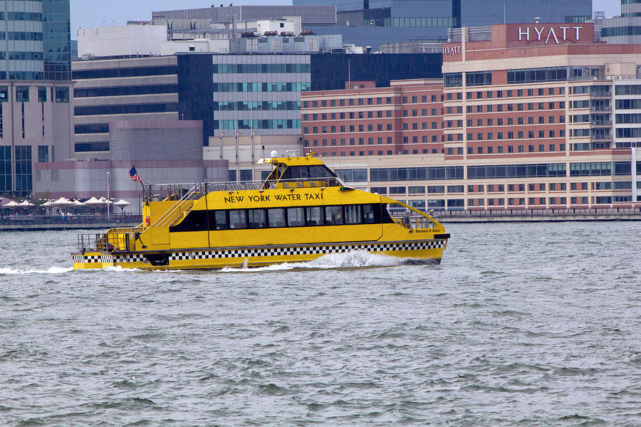 New York Water Taxi Photograph by Susan Jensen