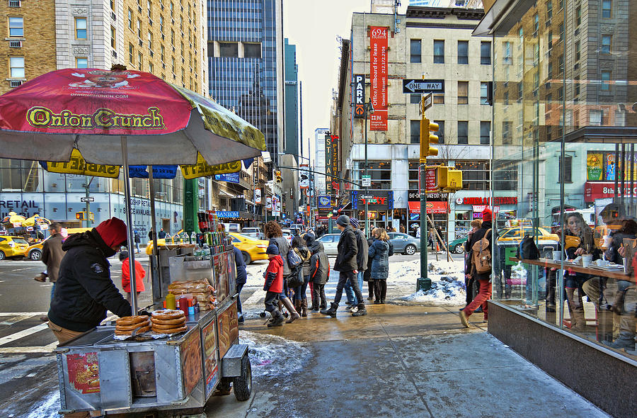 New York Winter Street Scene Photograph by Jeffrey Friedkin
