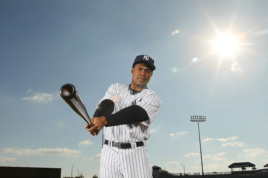 New York Yankees Photo Day Photograph by Nick Laham New York Yankees Photo Day Photograph by Nick Laham