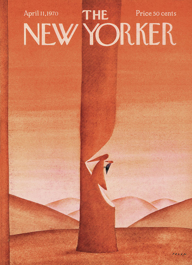 New Yorker April 11th, 1970 Painting by Jean-Michel Folon
