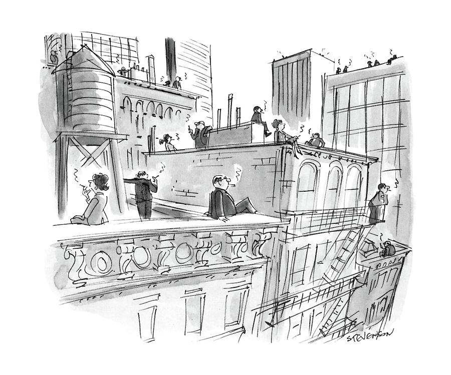 New Yorker April 11th, 1988 Drawing by James Stevenson