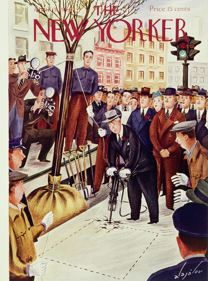 New Yorker April 13 1940 Painting by Constantin Alajalov