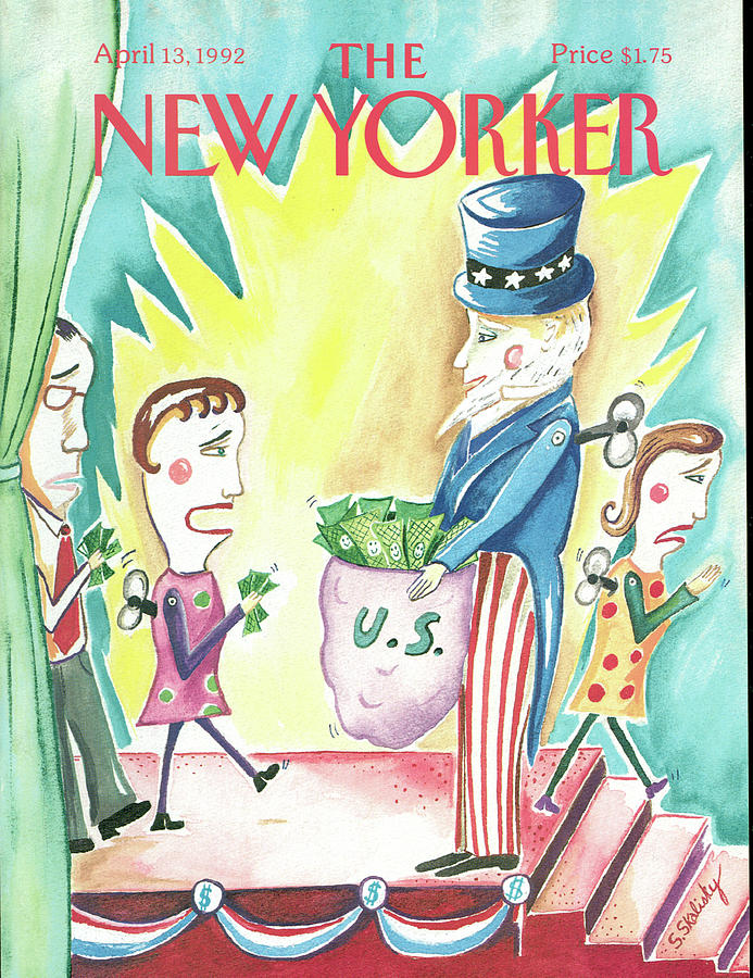 New Yorker April 13th, 1992 Painting by Stephanie Skalisky