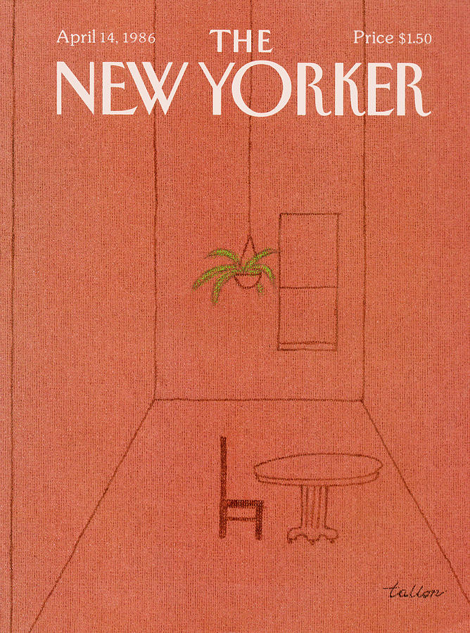 New Yorker April 14th, 1986 Painting by Robert Tallon