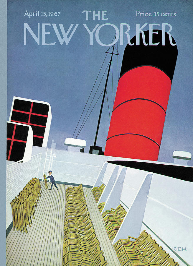 New Yorker April 15th, 1967 Painting by Charles E Martin