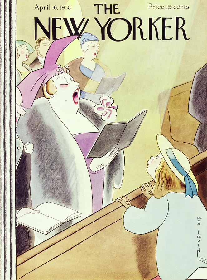 New Yorker April 16 1938 Painting by Rea Irvin