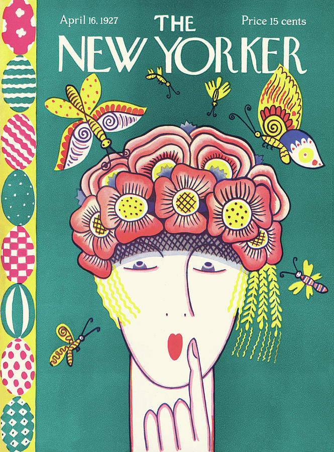 New Yorker April 16th, 1927 Painting by Ilonka Karasz