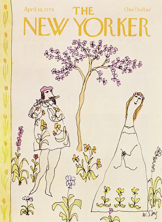 New Yorker April 16th 1979 Painting by William Steig