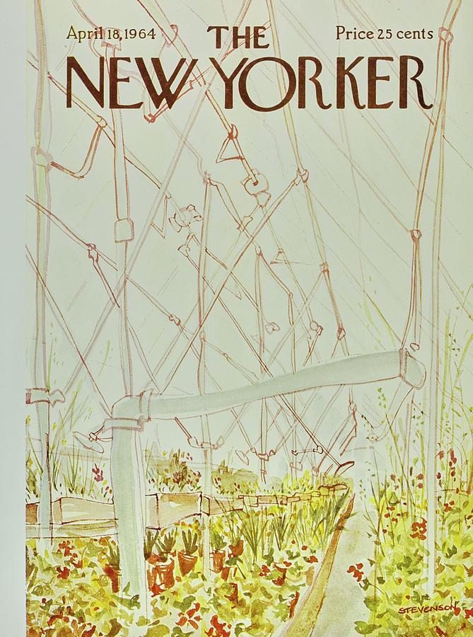 New Yorker April 18th 1964 Painting by James Stevenson