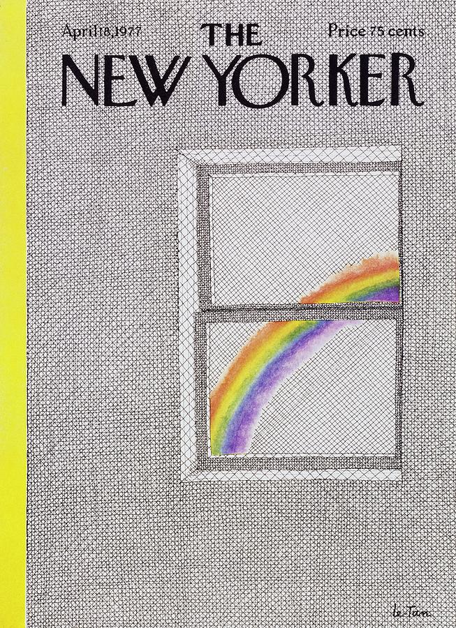 New Yorker April 18th 1977 Painting by Pierre Le-Tan