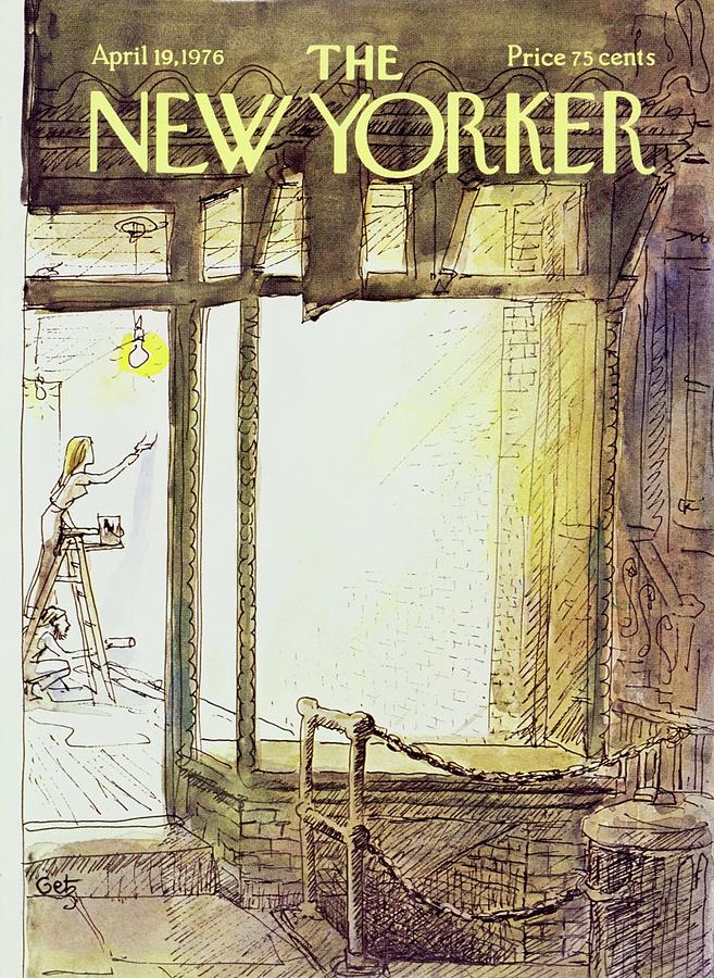 New Yorker April 19th 1976 Painting by Arthur Getz
