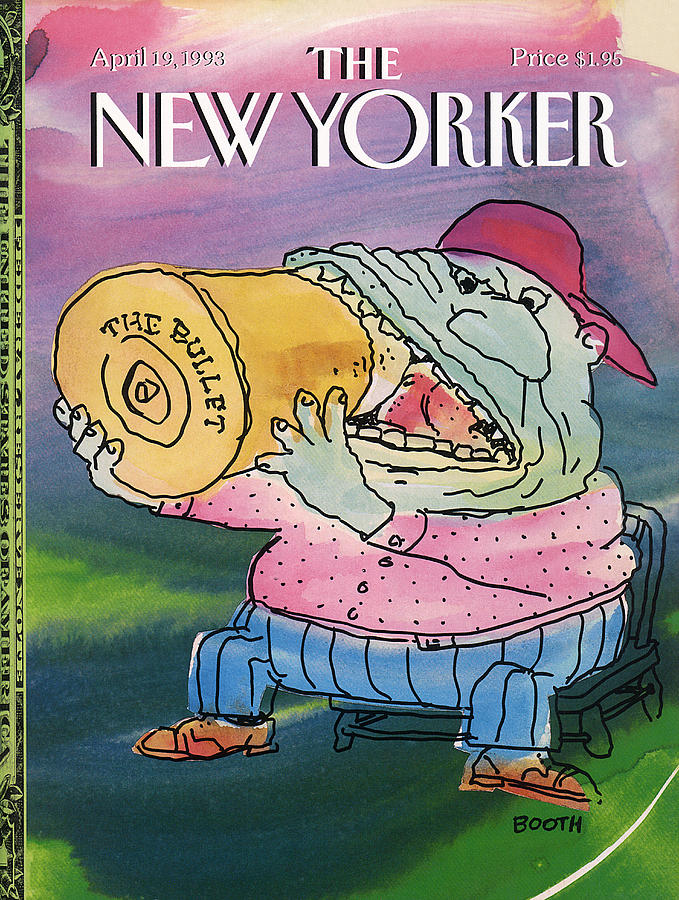 New Yorker April 19th, 1993 Painting by George Booth