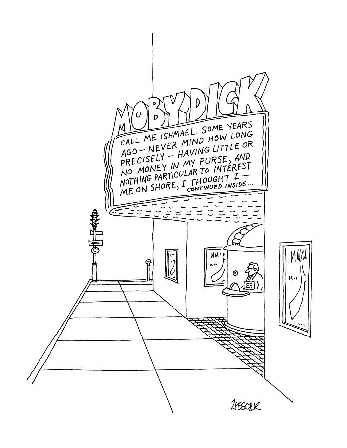 New Yorker April 20th, 1987 Drawing by Jack Ziegler New Yorker April 20th, 1987 Drawing by Jack Ziegler