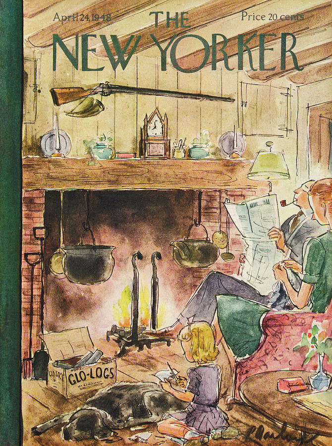 New Yorker April 24th, 1948 Painting by Perry Barlow