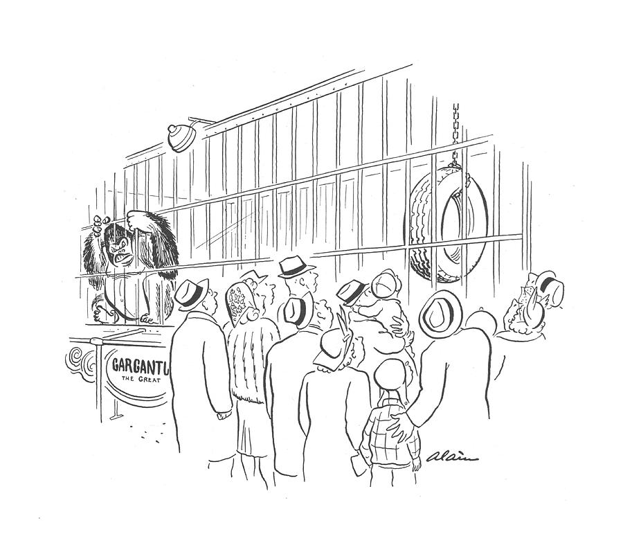 April 25th Drawing - New Yorker April 25th, 1942 by  Alain