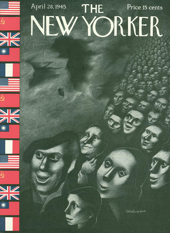 New Yorker April 28, 1945 Painting by Christina Malman