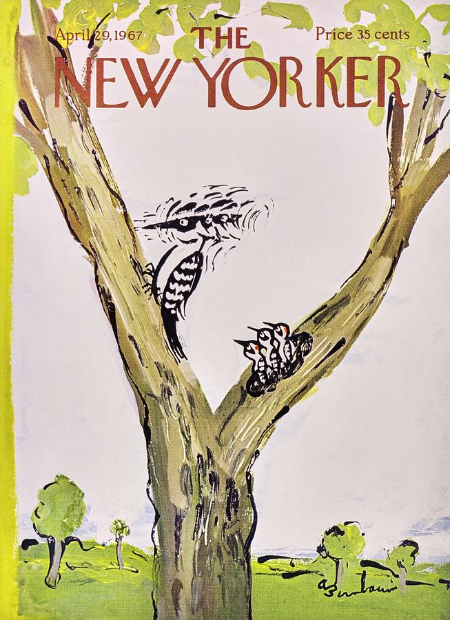 New Yorker April 29th 1967 Painting by Aaron Birnbaum