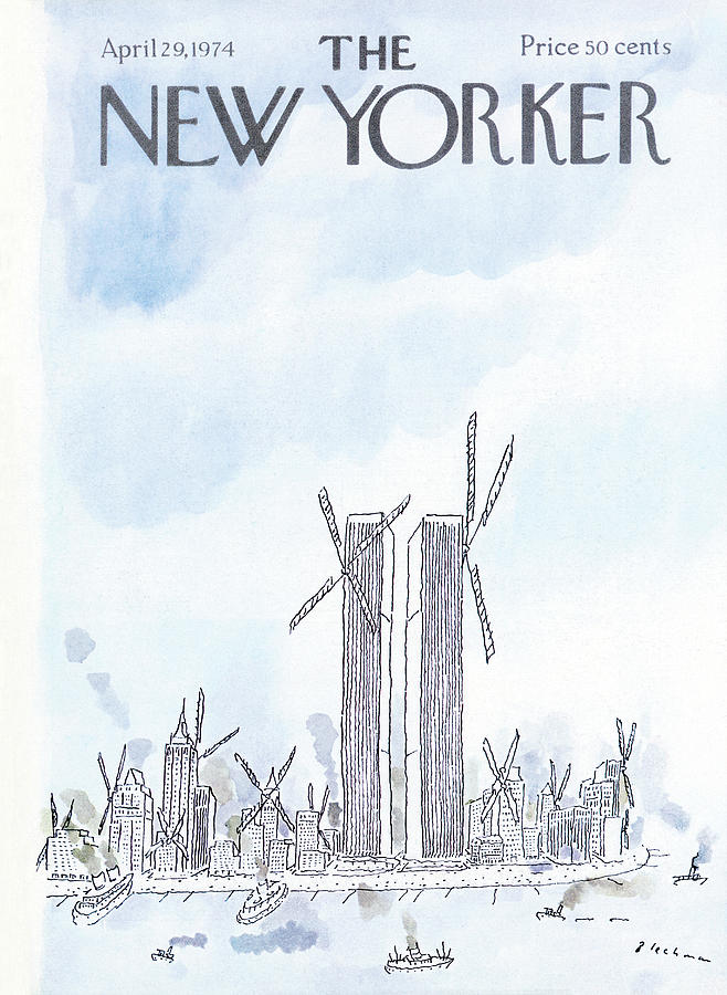 New Yorker April 29th, 1974 Painting by RO Blechman