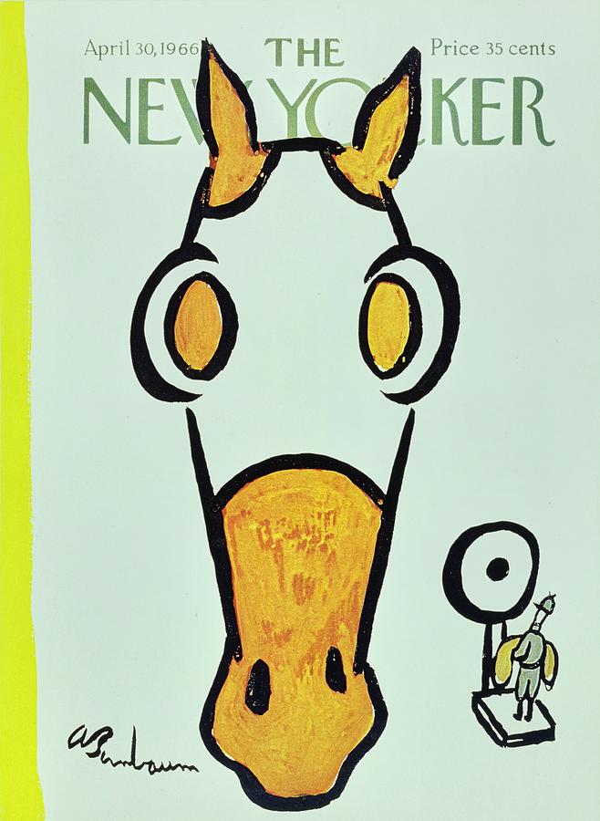 New Yorker April 30th 1966 Painting by Aaron Birnbaum
