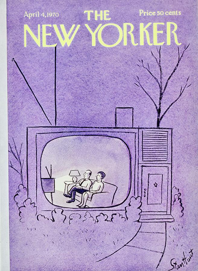 New Yorker April 4th 1970 Painting by Stan Hunt