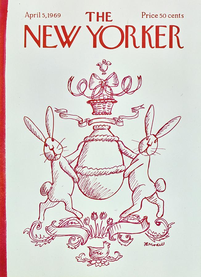 New Yorker April 5th 1969 Painting by Frank Modell New Yorker April 5th 1969 Painting by Frank Modell