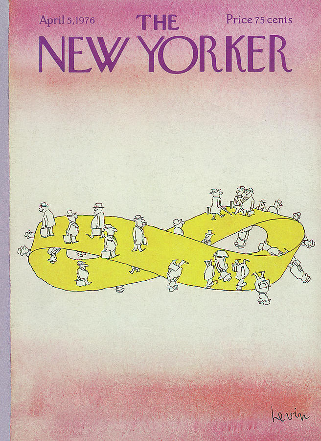 New Yorker April 5th, 1976 Painting by Arnie Levin