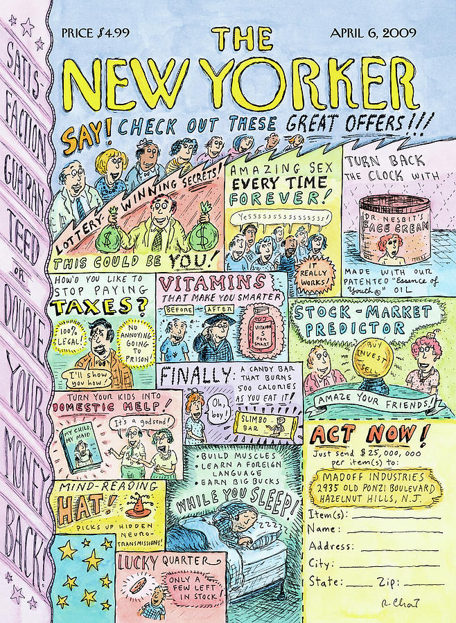 April Fool Painting by Roz Chast