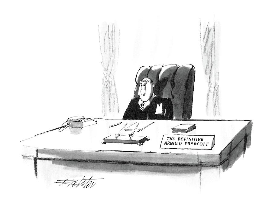 New Yorker April 7th, 1986 Drawing by Mischa Richter
